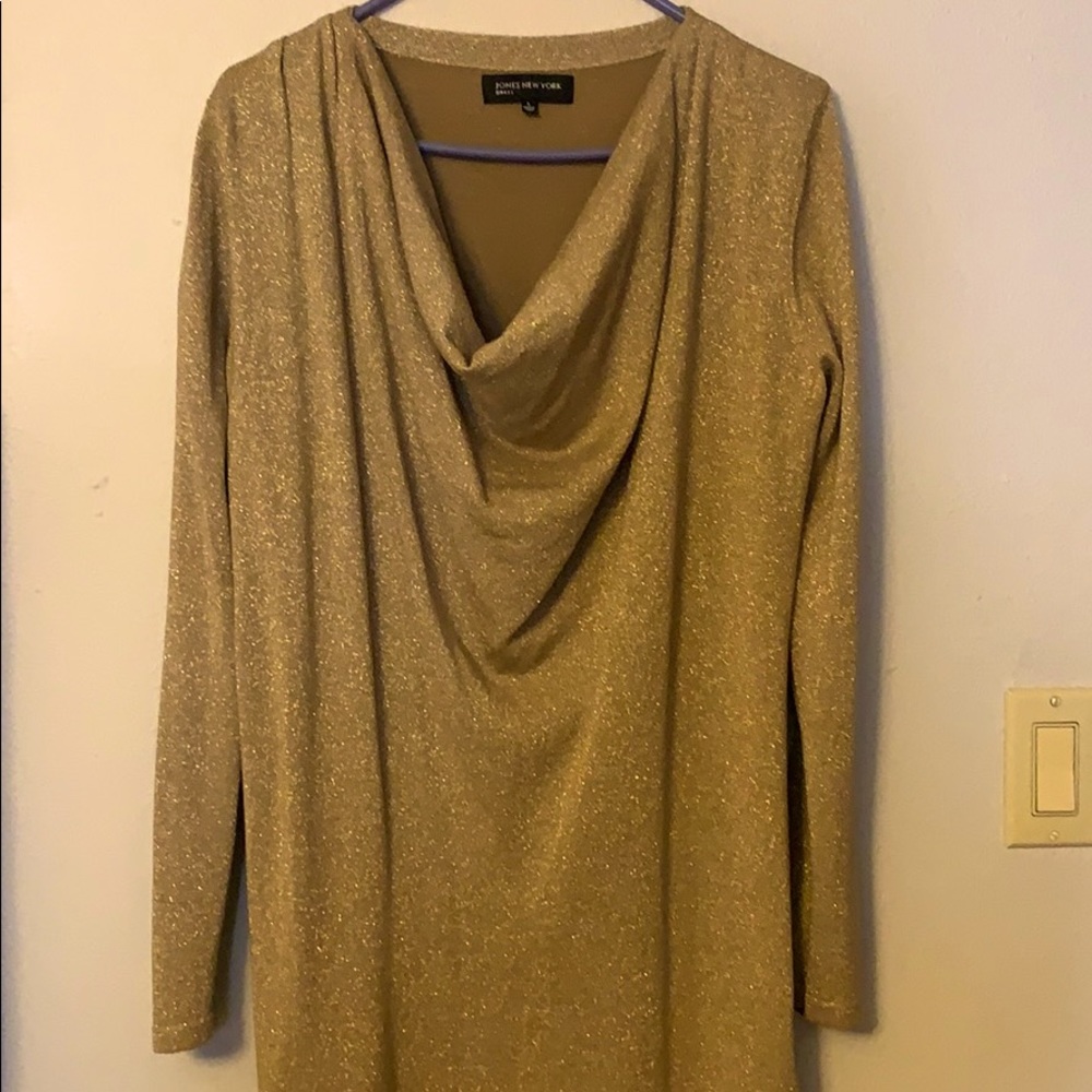 Gold dress